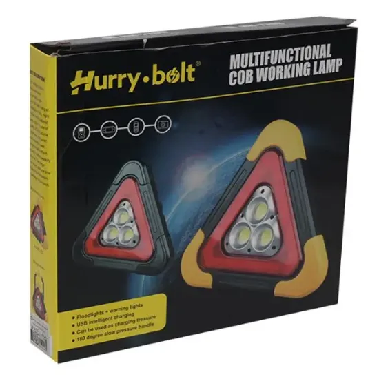 Powermaster Solar Şarj Üçgen Cob Aydınlatma Park Lambası HB-7709 resmi