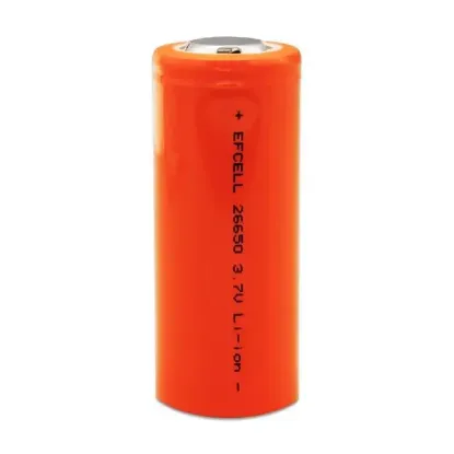 Efcell 3.7 Volt 4500 mAh ICR 26650 Şarj Edilebilir Pil resmi