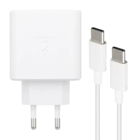 Weko WK-21440 S11-C 25 Watt Telefon Şarj Başlık Adaptörü + Type-C To Type-C Kablo resmi