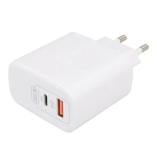 Weko WK-21446 S11-UC 25 Watt 3.0 Amper Type-C + USB Telefon Şarj Başlık Adaptörü resmi