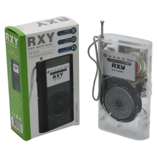 Roxy RXY-Turbo Cep Tipi Mini Analog Fm Radyo resmi