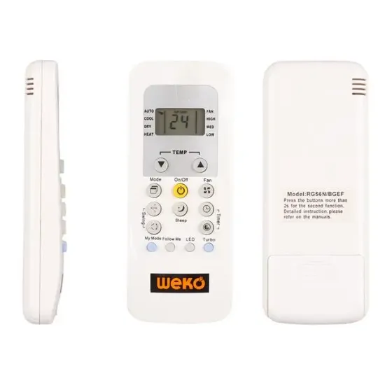 Carrier RG56N/BGEF 42QHC018ES Klima Kumanda resmi