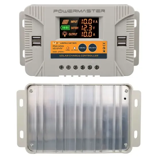 Powermaster PM-40A 12V-24V 40 Amper 4 USB Çıkışlı Dijital Ekranlı Solar Şarj Regülatörü resmi