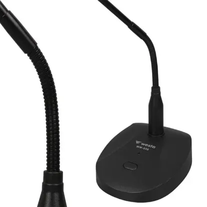 Westa WM-558 Profesyonel Işıklı ve Melodili Masaüstü Condenser Konferans Mikrofonu resmi