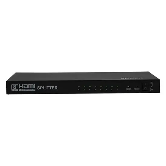 Hytech 8 Port 4K x 2K Hdmi Splitter Dağıtıcı HY-LU8 resmi