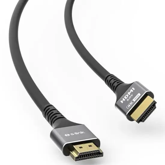 S-Link SLX-HD4K05 19+1 5 Metre V2.0 4K 60Hz Metal HDMI Kablo resmi
