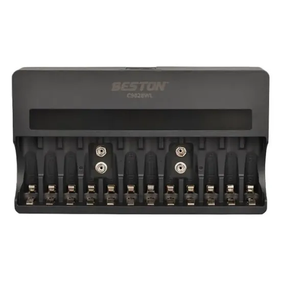 Beston C9028WL AA/AAA/9V/C Boy/D Boy/Lion Hızlı Pil Şarj Cihazı resmi