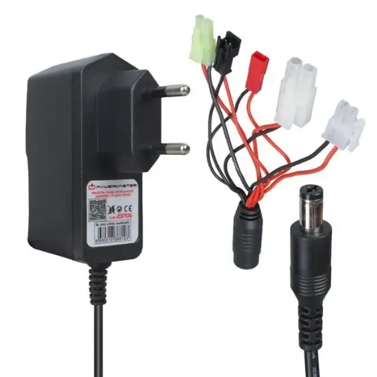 Powermaster PM-23706 2.4-12Volt (NI-MH)/(NI-CD) Universal Oyuncak Pil Şarj Cihazı resmi
