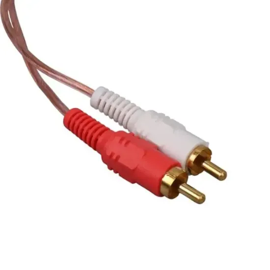 Powermaster PM-24208 2 RCA Erkek - 6 RCA Dişi Ses Çoklayıcı Kablo 40cm Zırhlı Dağıtıcı resmi