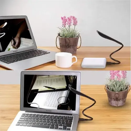 PowerMaster PM-24561 14 Ledli Siyah Esnek Usb Led Lamba resmi