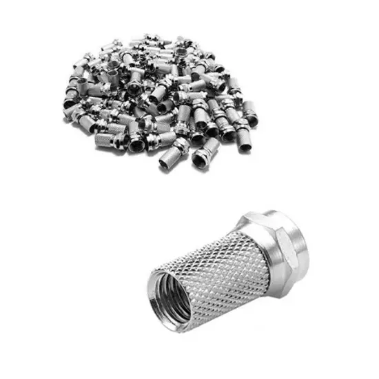 Fully E-320AA F Konnektör Geniş RG6-U6 (100'lü Paket) resmi