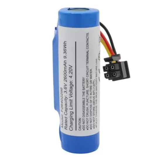 PowerMaster PM-24803 3.6V 2600mAh 4 Pin Soketli Beko Yazar Kasa Pos Cihazı Pili 18650 Lityum Batarya (VPS906R) resmi