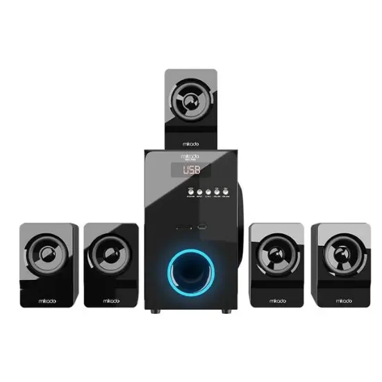 Mikado MD-581BT 110W USB/SD/FM/BT Destekli 5+1 Ses Sistemi Hoparlör - Speaker resmi