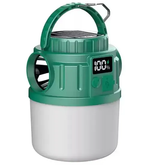 PowerMaster V65-3 24 Led 1200 MAH Solar Kamp Lambası resmi