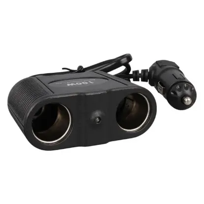 Olesson 1642 12-24V 100W 70cm Kablolu 2'li Araç Çakmak Çoklayıcı resmi