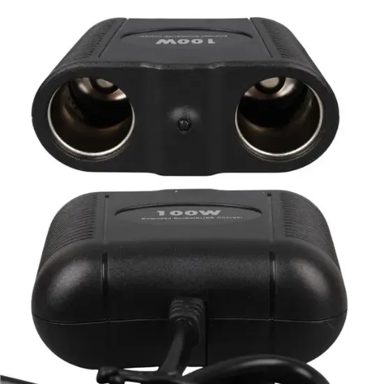 Olesson 1642 12-24V 100W 70cm Kablolu 2'li Araç Çakmak Çoklayıcı resmi