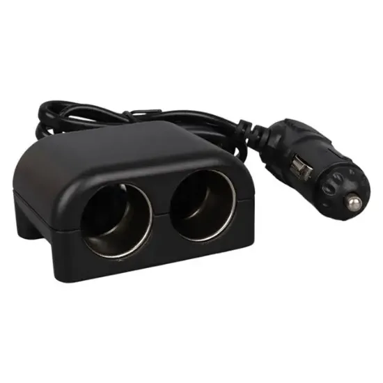 Olesson 1644 12-24V 100W 70cm Kablolu 2'LI Araç Çakmak Çoklayıcı resmi