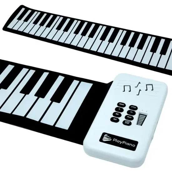 MagicVoice S3037C Renkli 37 Tuşlu Roll UP Silikon Piyano resmi