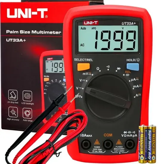 Unit UT 33A+ 600V Dijital Multimetre Ölçü Aleti resmi