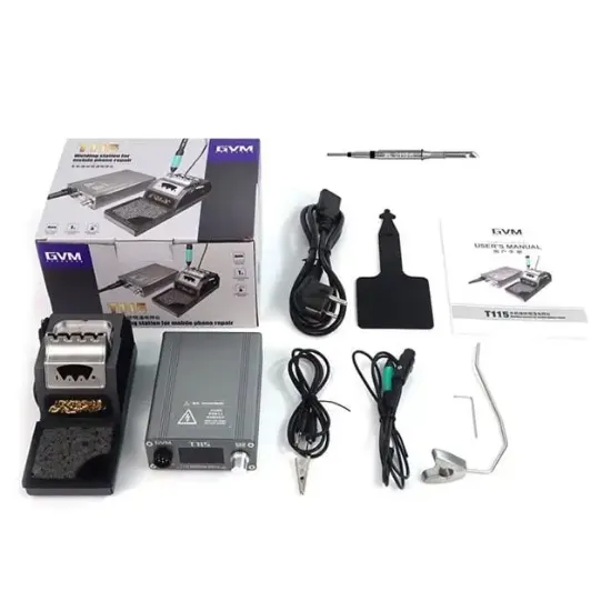 PowerMaster GVM-T115 45 Watt SMD Havya İstasyonu 120-450 Derece resmi