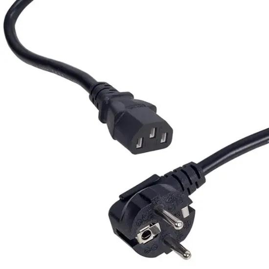 Powermaster PM-26081 3x1 Mm Siyah 2.5 Metre C7 Power Güç Kablosu resmi