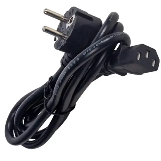 Powermaster PM-26081 3x1 Mm Siyah 2.5 Metre C7 Power Güç Kablosu resmi