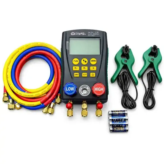 Powermaster PM-517A Dijital Manifold Test Cihazı Dijital Soğutma Analizörü resmi