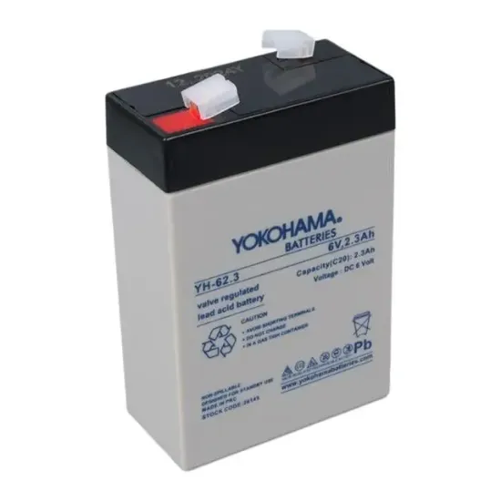 Yokohama YH-62.3 6 Volt - 2.3 Amper Akü (90x43x38 mm) resmi