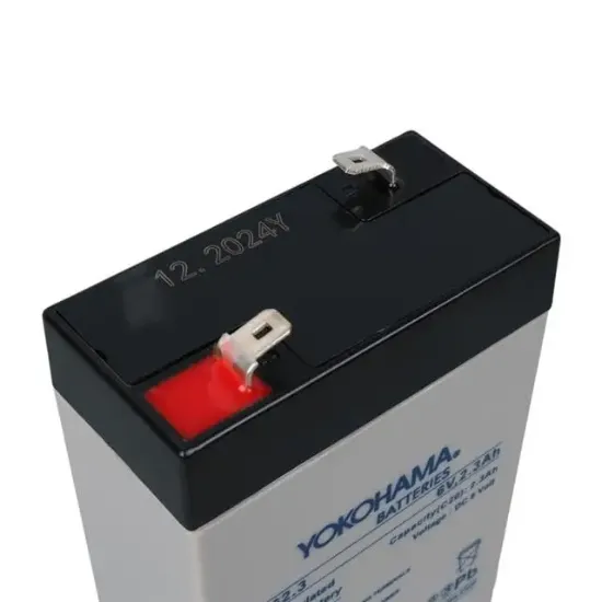 Yokohama YH-62.3 6 Volt - 2.3 Amper Akü (90x43x38 mm) resmi