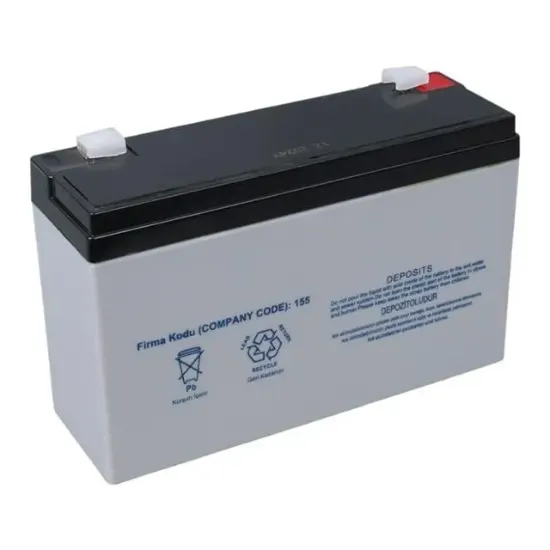 Yokohama YH-612 6 Volt - 12 Amper Akü (150x50x94 mm) resmi