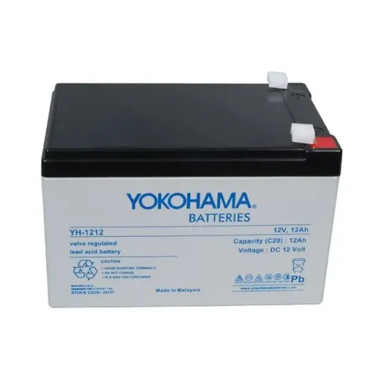 Yokohama YH-121.2 12 Volt 12 Amper Akü (151x98x95 mm) resmi