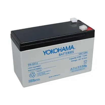 Yokohama YH-127.2 12 Volt - 7.2 Amper UPS'ler İçin Akü (150x65x90 mm) resmi