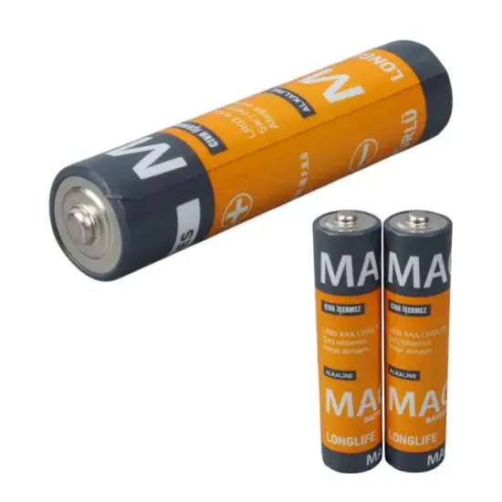 Mag Batteries MG-26174 Alkalin AAA 40'lı İnce Kalem Pil Kumanda Pili (AAA, LR03, AM-4) resmi