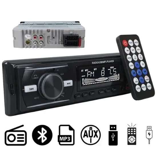 Carstar CS-920 Çift USB/SD/FM/AUX/Bluetooth Kumandalı Oto Teyp 4X60 Watt resmi