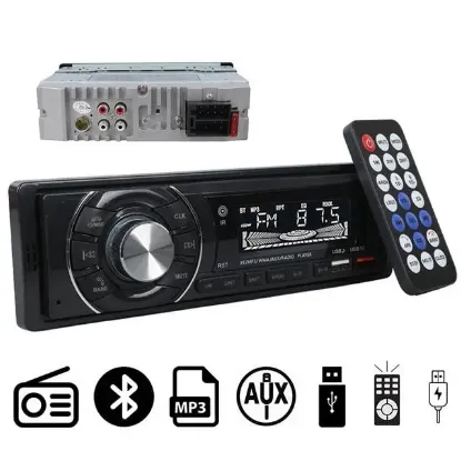 Carstar CS-950 Çift USB/SD/FM/AUX/Bluetooth Kumandalı Oto Teyp 4X60 Watt resmi