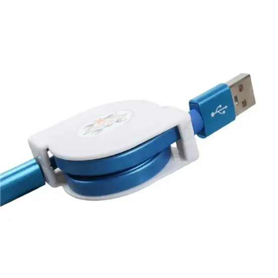 PowerMaster PM-26347 3 IN 1 Mavi Şarj Kablosu resmi