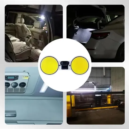 PowerMaster PM-26415 Cob Led Araç Tavan - Bagaj Aydınlatma DC10-48 Volt (2Li Paket) resmi