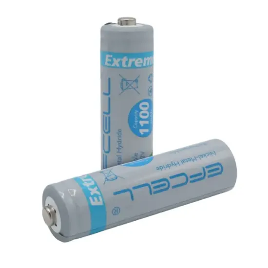Efcell Extreme Life+ 1.2V 1100mAh Şarj Edilebilir AA Kalem Pil (2'li Paket) resmi