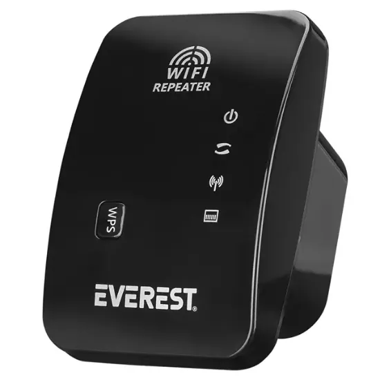 Everest EWR-N300 2.4GHz 300Mbps 1xWAN/LAN Port Dahili Antenli Repeater+AP Kablosuz Menzil Genişletici resmi