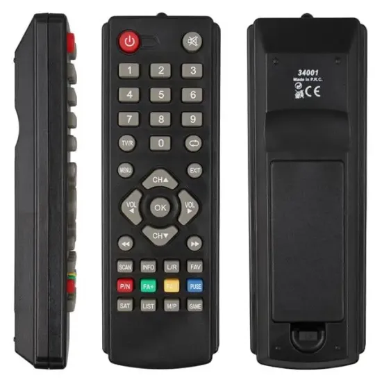 Yumatu Multiking - Mersat Multibox Scart - Hiremco Seoul Minibox Gold Game Tuşlu Uydu Alıcısı Kumandası  resmi