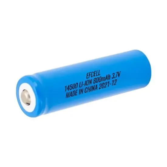 Efcell LC 14500 3.7V 800mAh Li-Ion Şarj Edilebilir Pil (El Feneri Pili) resmi
