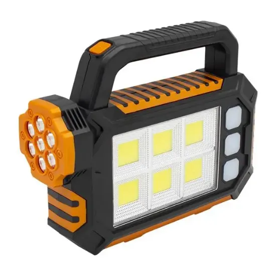Powermaster HS-8029-7-B 3 Modlu 6 Cob Ledli Taşınabilir Solar Lamba resmi