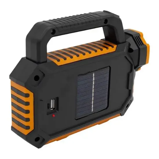 Powermaster HS-8029-7-B 3 Modlu 6 Cob Ledli Taşınabilir Solar Lamba resmi