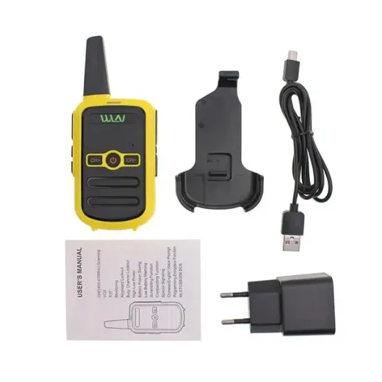 Wln KD-C51 16 Kanal Sarı Tekli Telsiz resmi