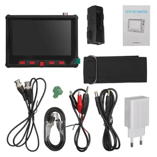 Magbox MG-4880 AHD+TVI+CVI+CVBS 8 MP Kamera 5 İnç Ekran Test Cihazı resmi