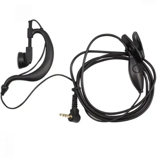 PowerMaster PMR2-5 WLN KD-C80 Motorola T6N Aselsan Cobra PMR Akustik EL Telsizi Mikrofonlu Kulaklık 2.5mm Stereo Jacklı resmi
