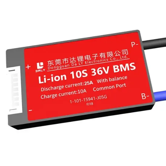 Daly Bms 10S 36V Deşarj 25A -Şarj 10A Balanslı Pil Koruma Modülü resmi