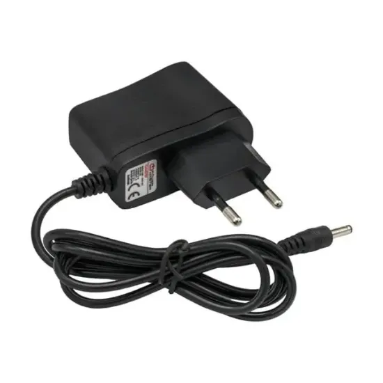 Powermaster PM-5737 5 Volt - 1 Amper 3.5*1.35 Mm Uçlu Plastik Kasa Priz Tipi Adaptör resmi