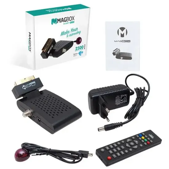 Magbox Scart Plus TKGS'li Scart Girişli Mini SD Uydu Alıcısı resmi