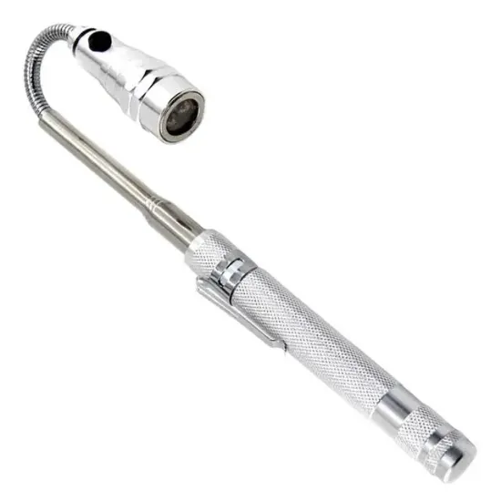 Powermaster MX-2808 Mıknatıslı 360 Derece Döner Başlıklı 3 Ledli Beyaz Işık El Feneri  resmi